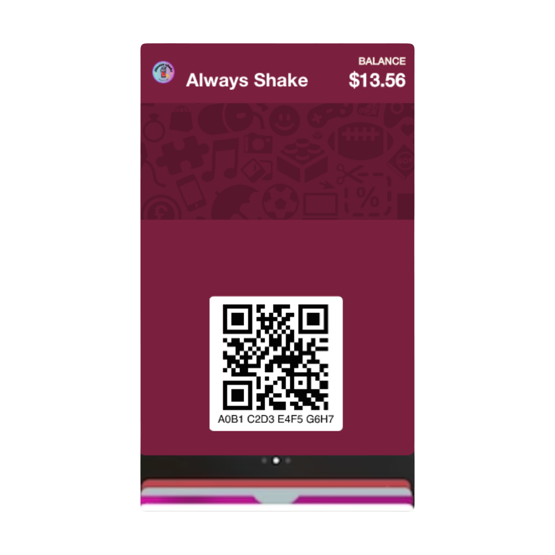 GIFT CARD ALWAYS SHAKE