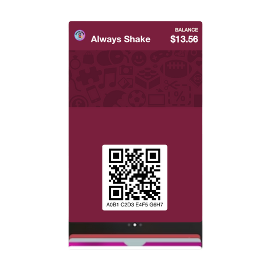 GIFT CARD ALWAYS SHAKE